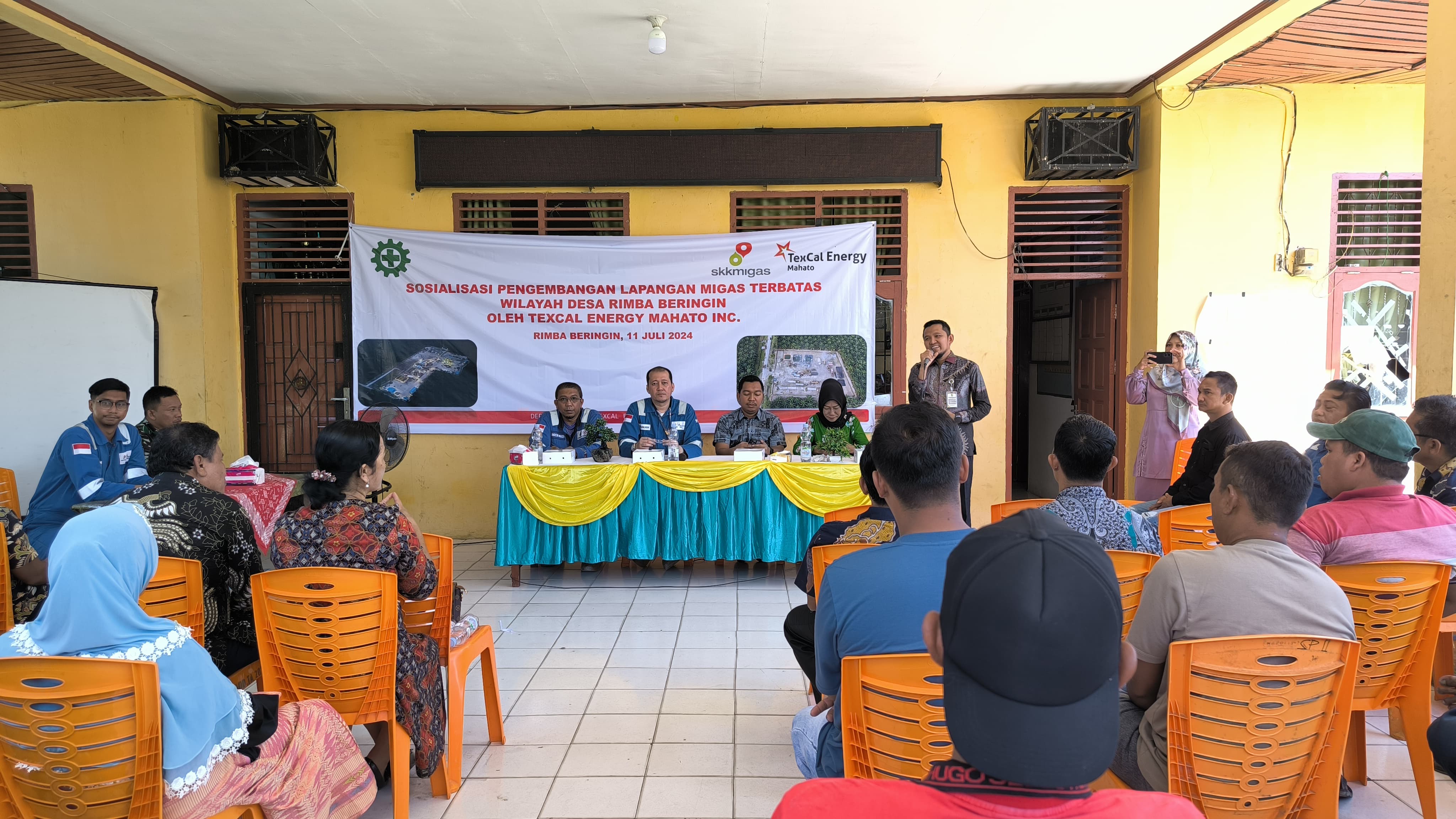 Sosialisasi Pengembangan Lapangan MIGAS Terbatas Oleh Texcal Energy Mahato INC.